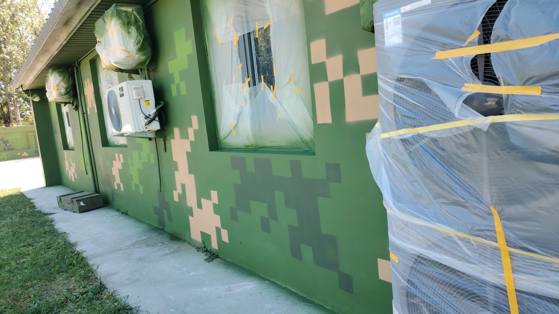 凉山外墙迷彩漆施工多少钱 伪装迷彩漆  